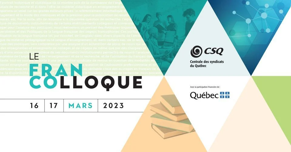 Participez au FranColloque : Premier rendez-vous sur l’état du français en enseignement supérieur au Québec